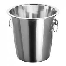 Weinkühler 18/10 + Ringgriffen